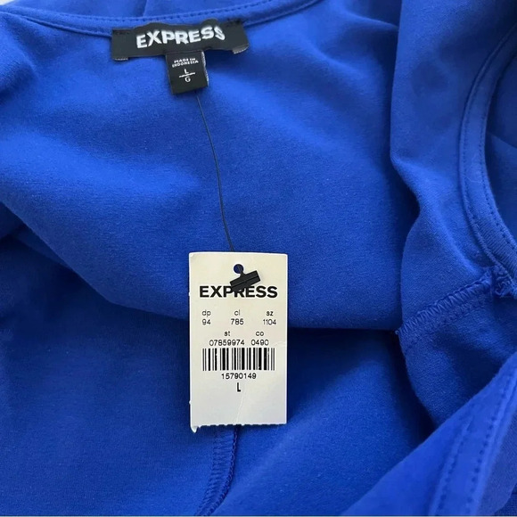 Express Deep V-Wire Skort Fit and Flare Dress Size Large - Picture 7 of 10